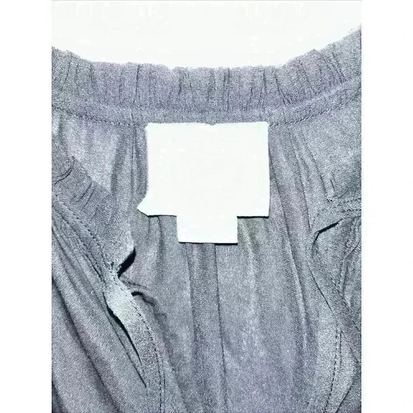 Anthropologie Maeve Black Cotton Cold Shoulder Long Sleeve Blouse Small - Picture 6 of 10